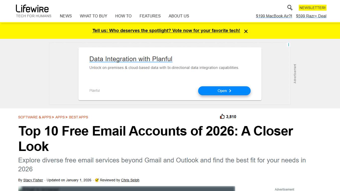 Best Free Email Accounts for 2026: Top 10 Picks
